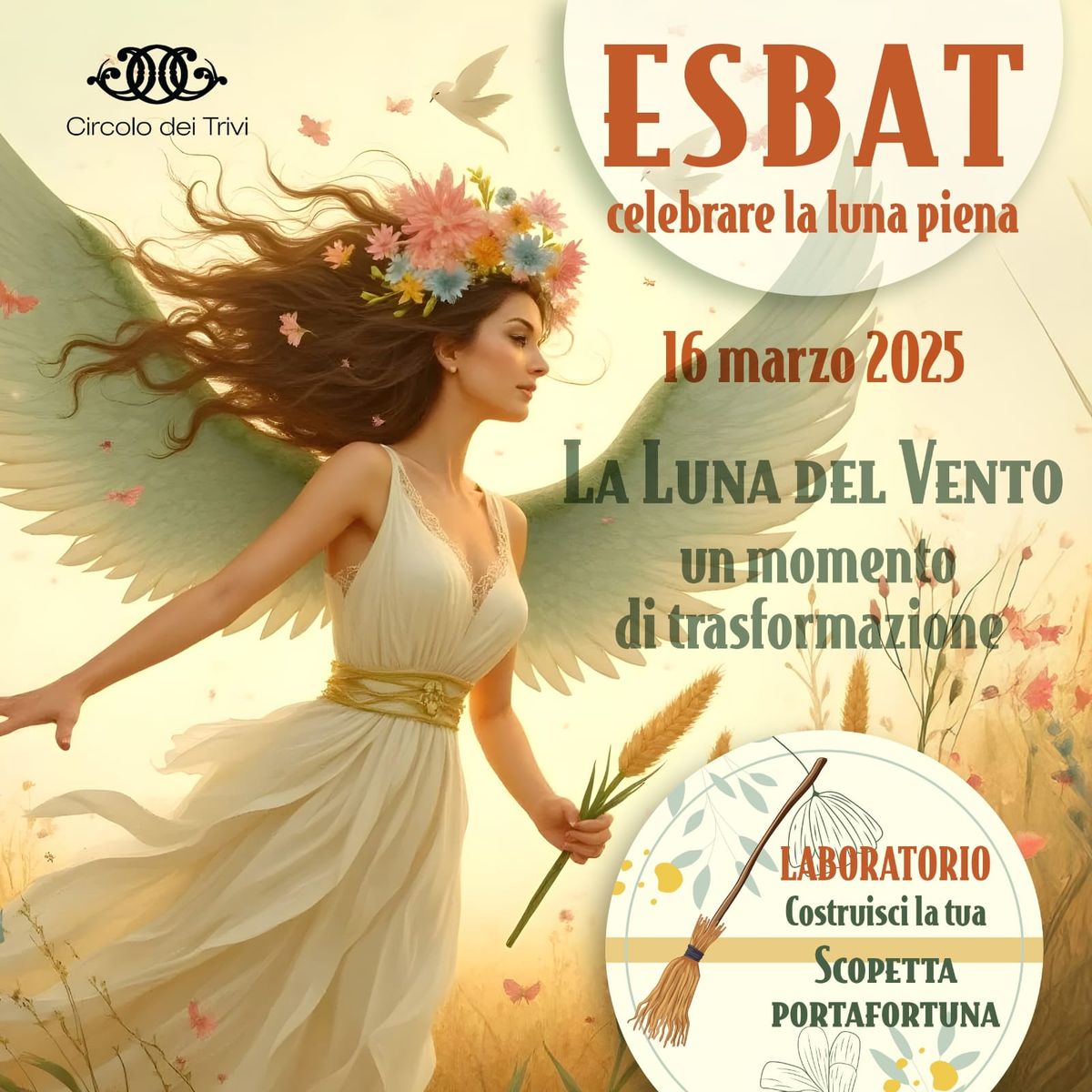 Celebrazione Esbat: lunazione del Vento