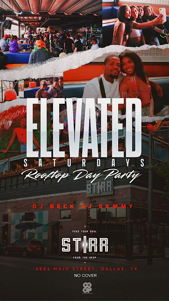 Elevated Rooftop Day Party  @ Stirr