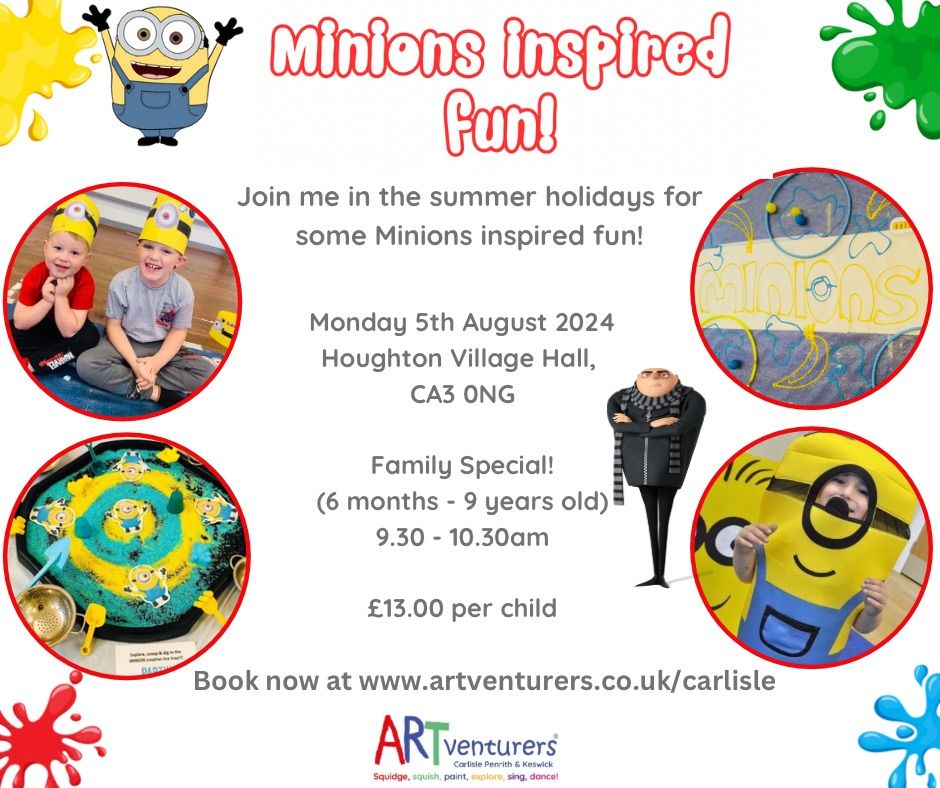 Minions inspired summer family ARTventurers special!