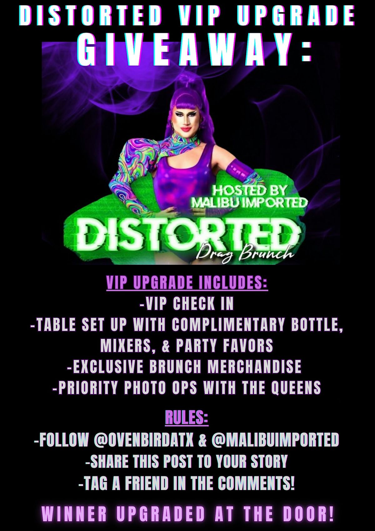 Tequila 512 x Ovenbird Presents: DISTORTED DRAG BRUNCH