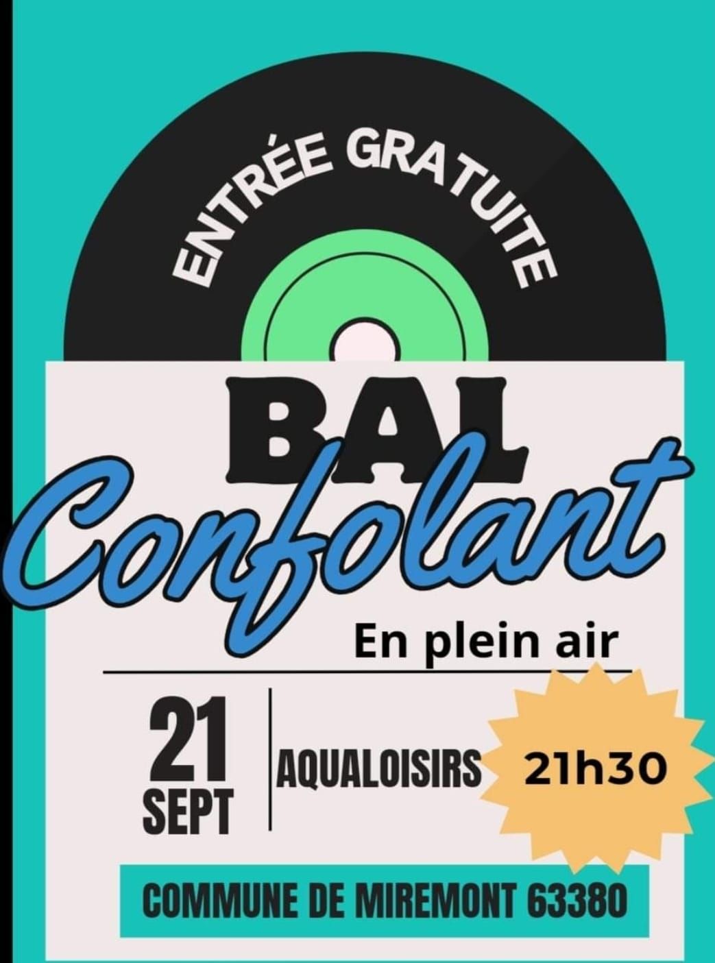 BAL GRATUIT \u00c0 CONFOLANT 