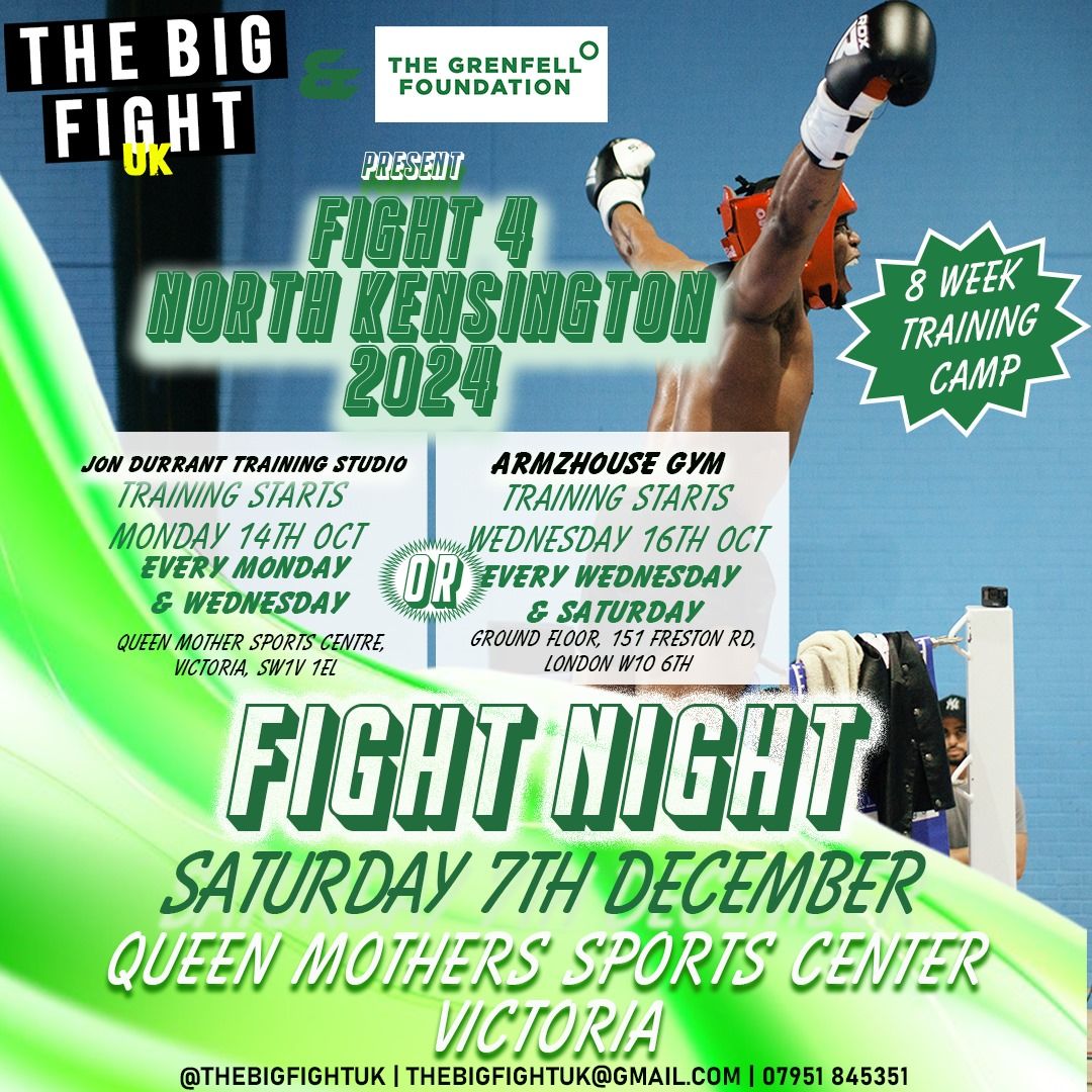 Fight 4 Grenfell - Annual event in support of The Grenfell Foundation - REGISTRATION