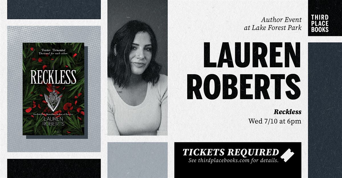 Lauren Roberts presents 'Reckless'