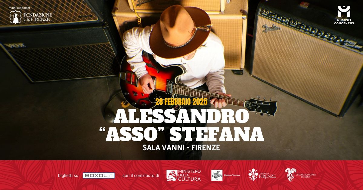 Alessandro "Asso" Stefana @ Sala Vanni, Firenze