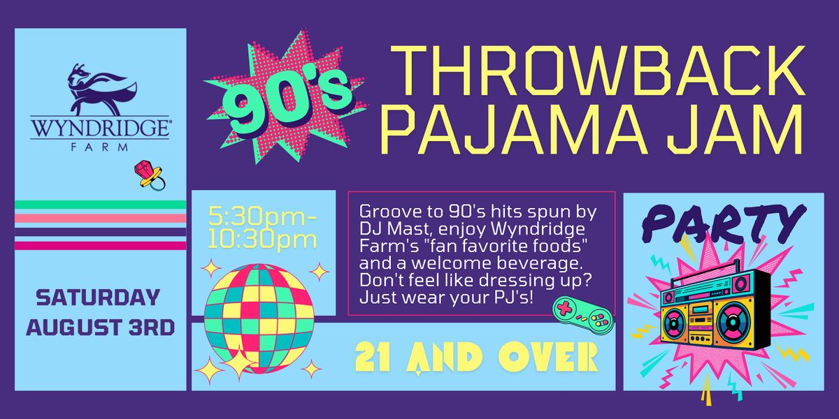 90's Throwback Adult Pajama Jam
