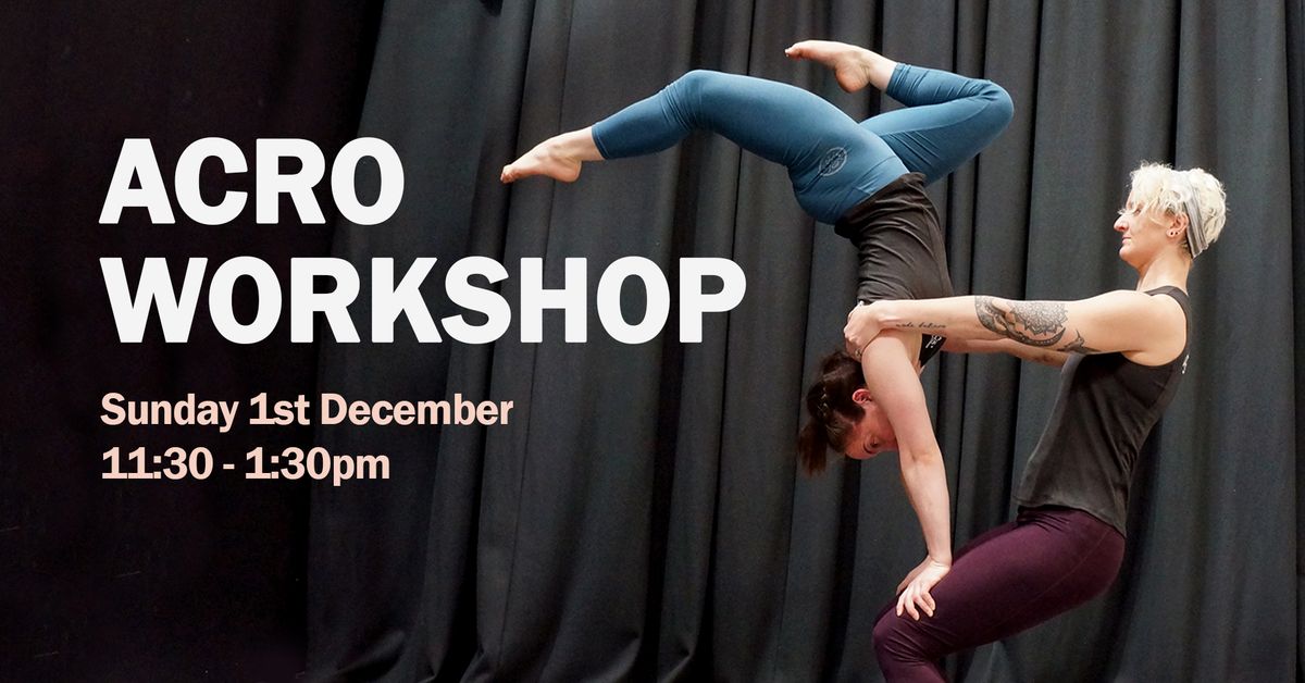 Ground Acrobatics Workshop