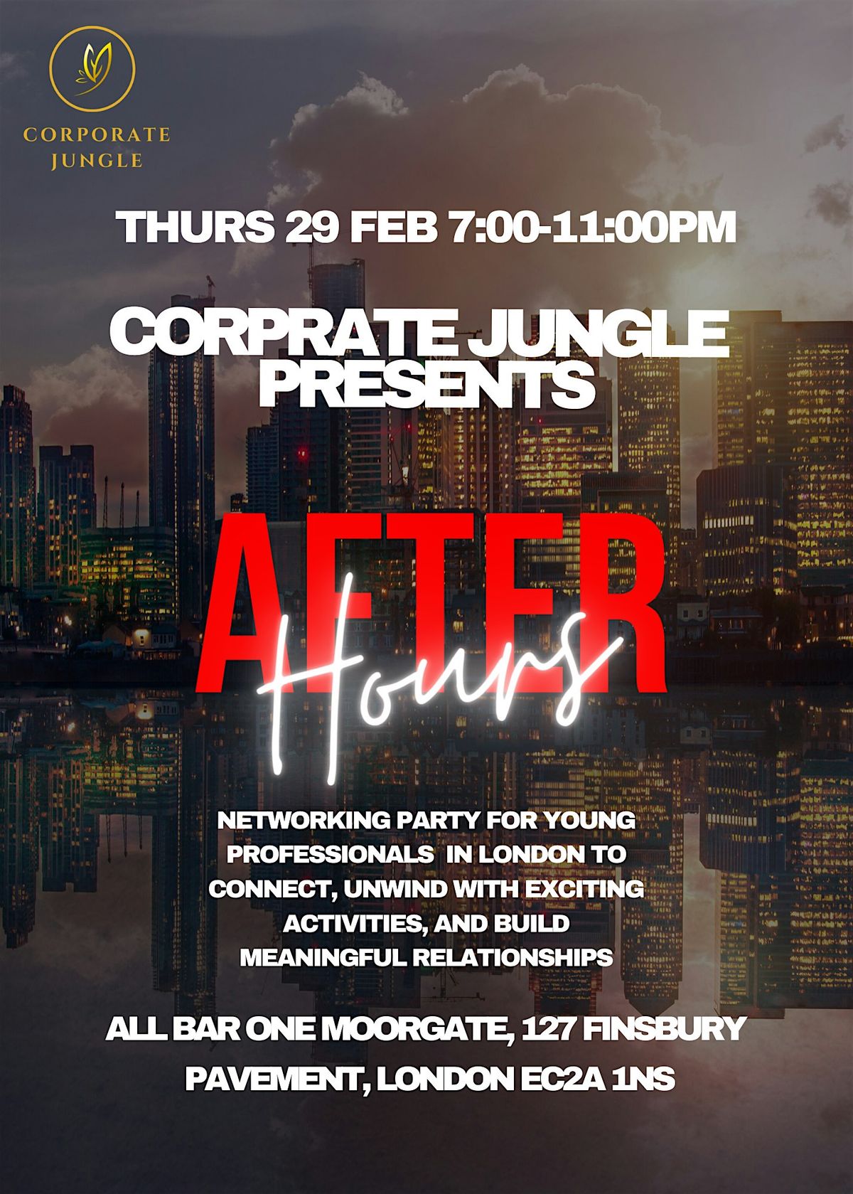 Corporate Jungle Presents AfterHours