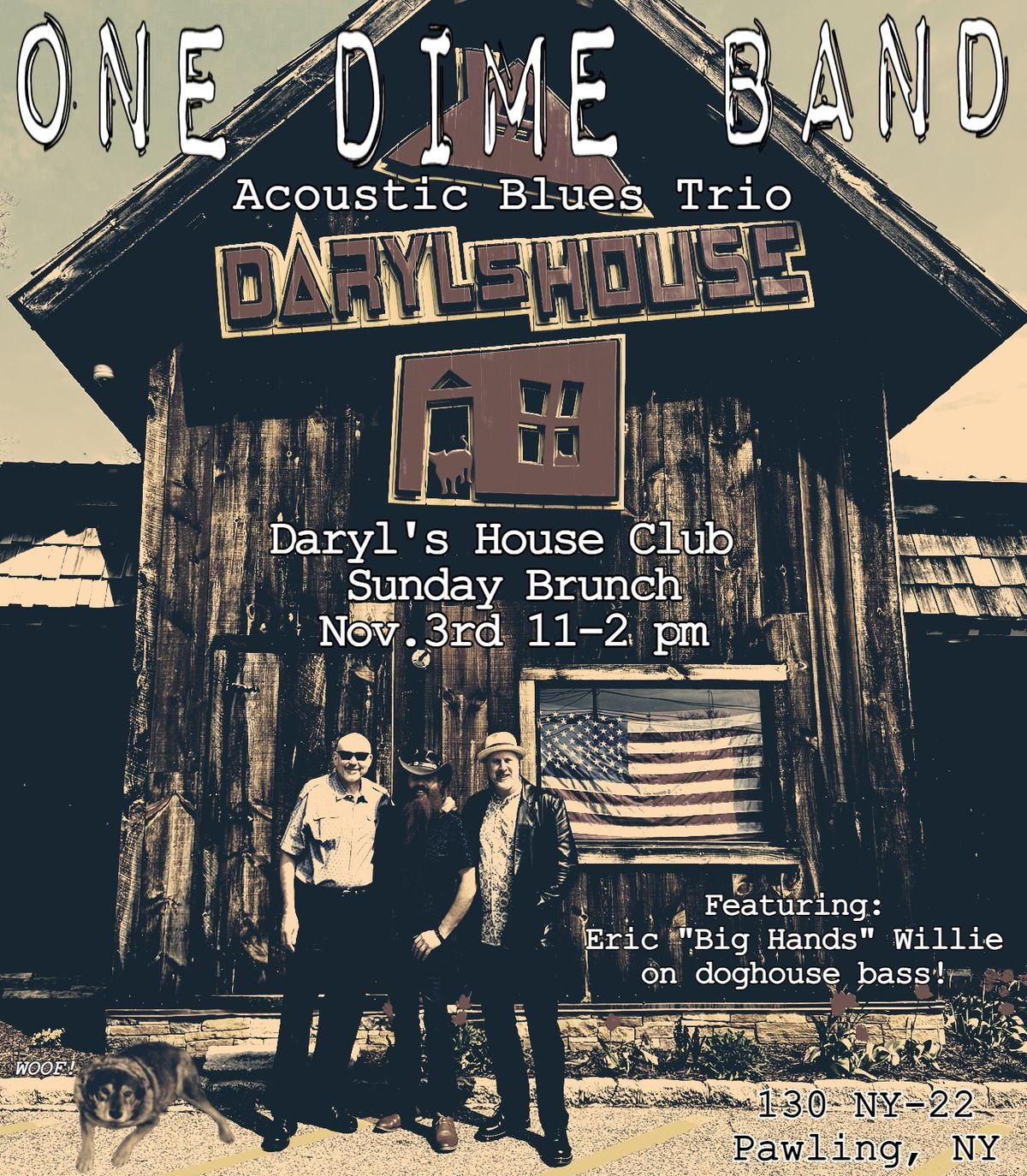 One Dime Band Acoustic Blues Trio Featuring Eric \u201cBig Hands\u201d Willie