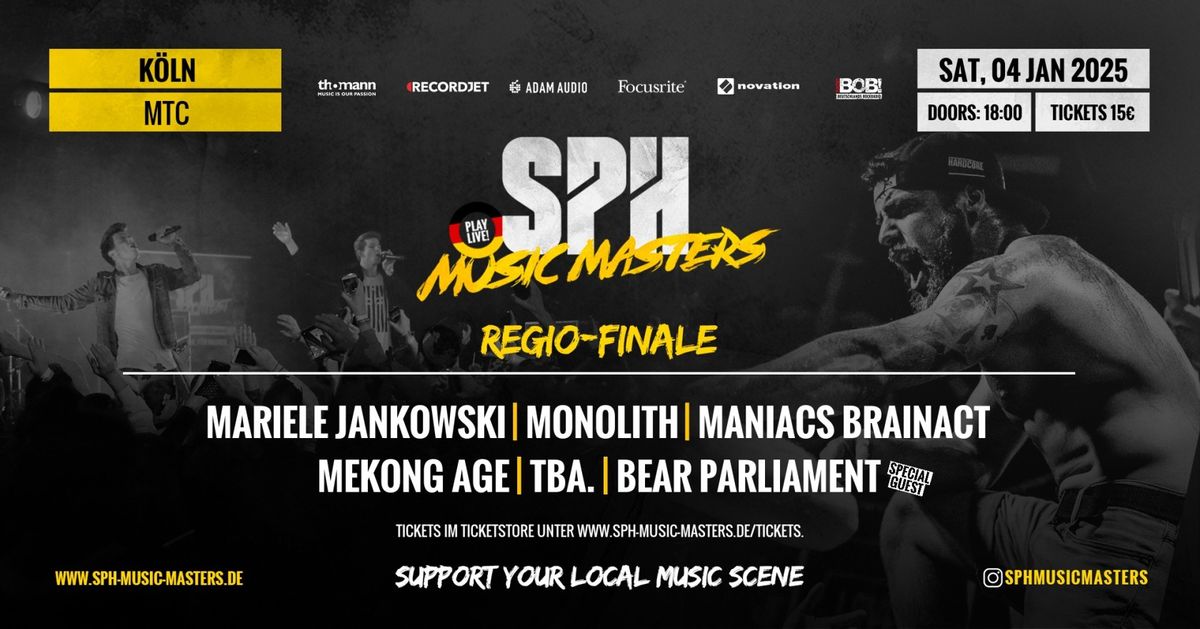 SPH Music Masters Regio-Finale \/\/ K\u00f6ln