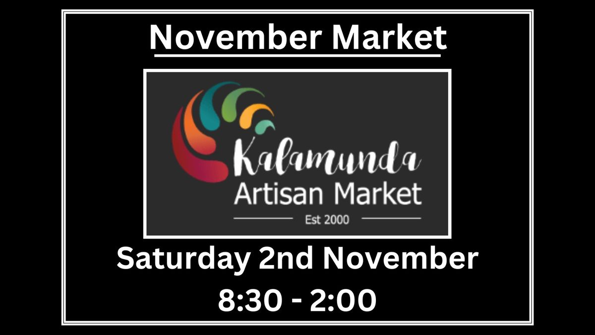 November Kalamunda Artisan Market