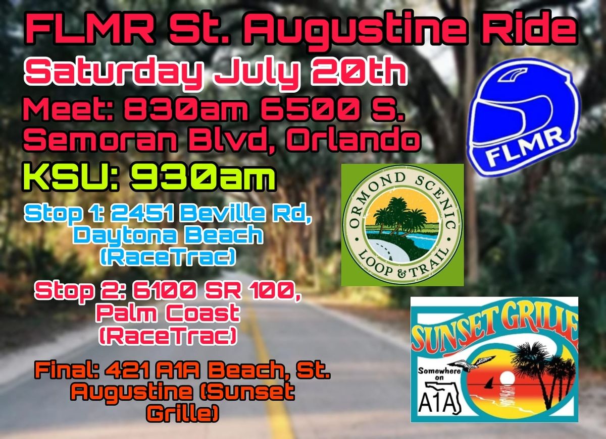 FLMR Saint Augustine Ride