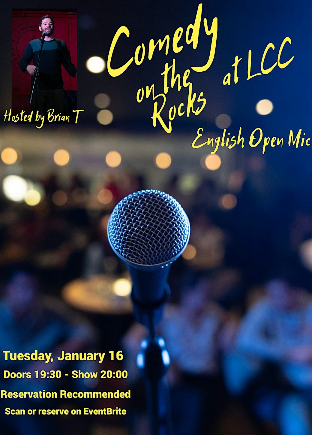 Comedy on the Rocks: English Open Mic