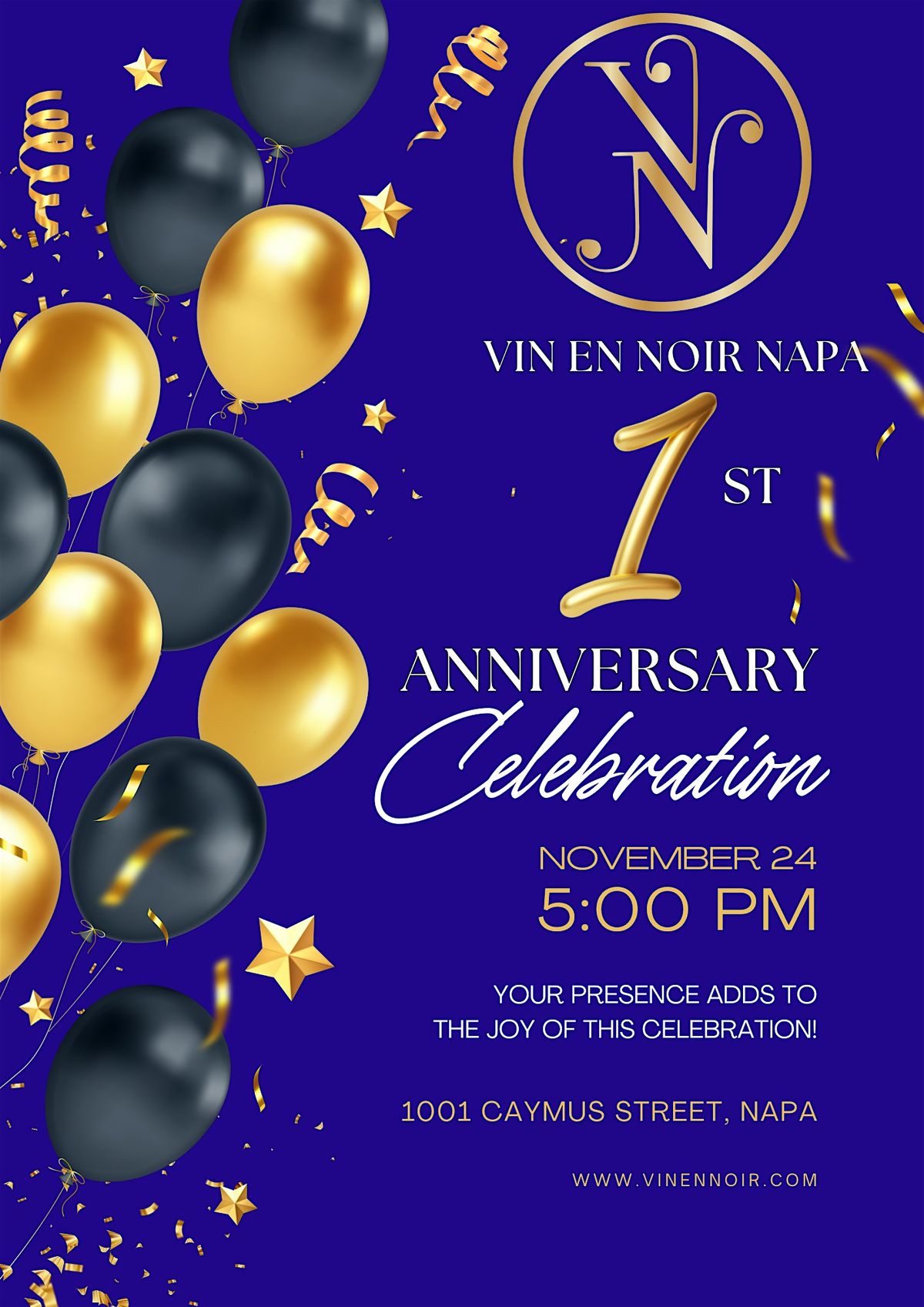 Vin En Noir 1 Year Anniversary Party!