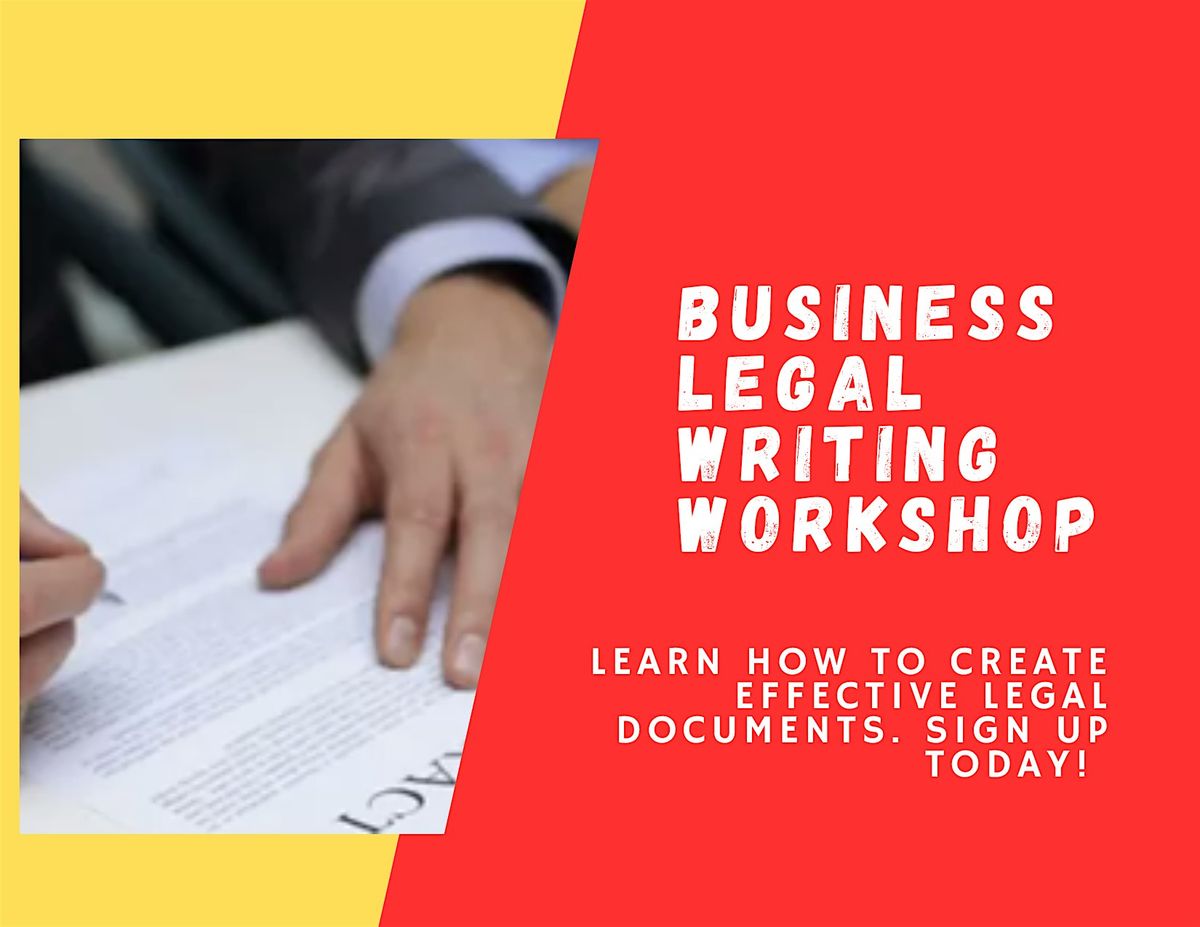 Live Online Business Legal Writing Workshop