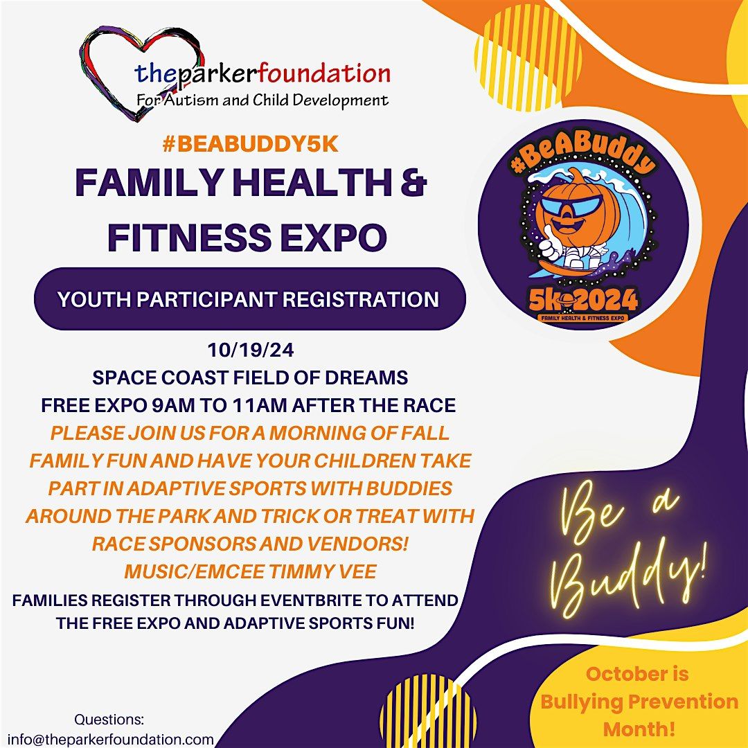 #BeABuddy5K - FREE Family Health and Fitness Expo