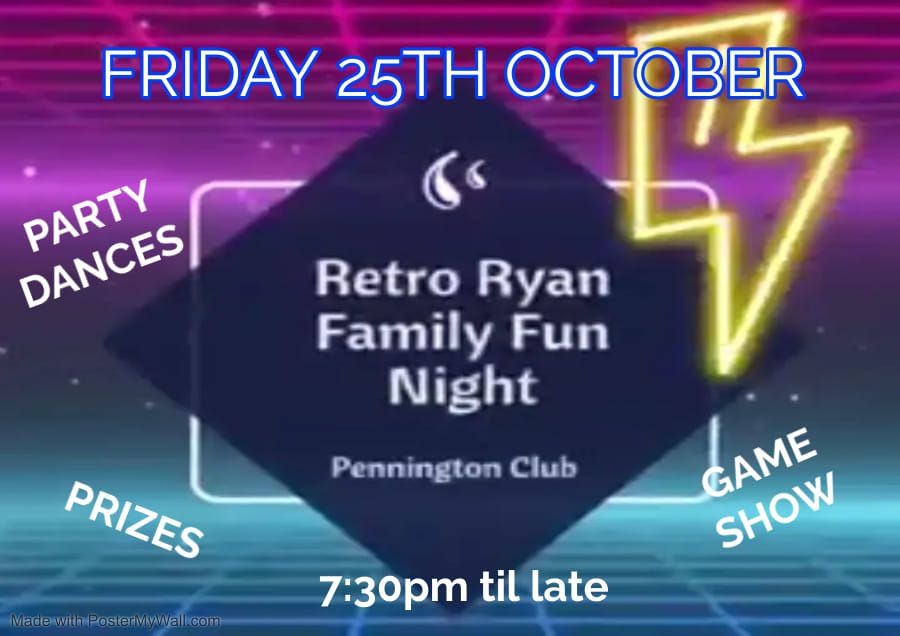 Retro Ryan Family Fun Night