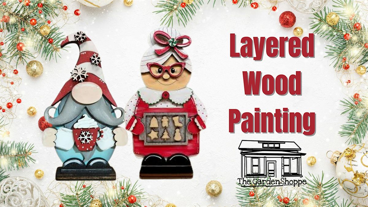 Layered Wood craft and painting event!