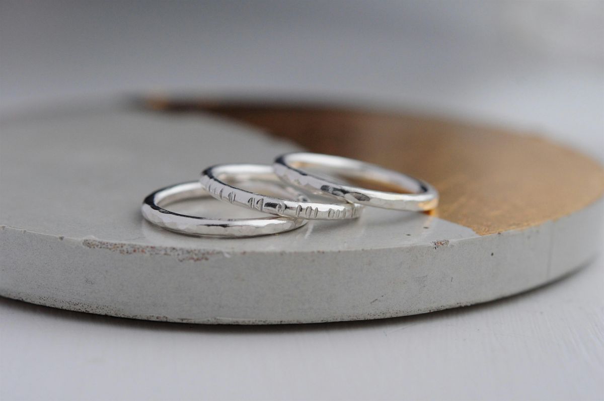 Make your own Silver Stacking Rings Workshop