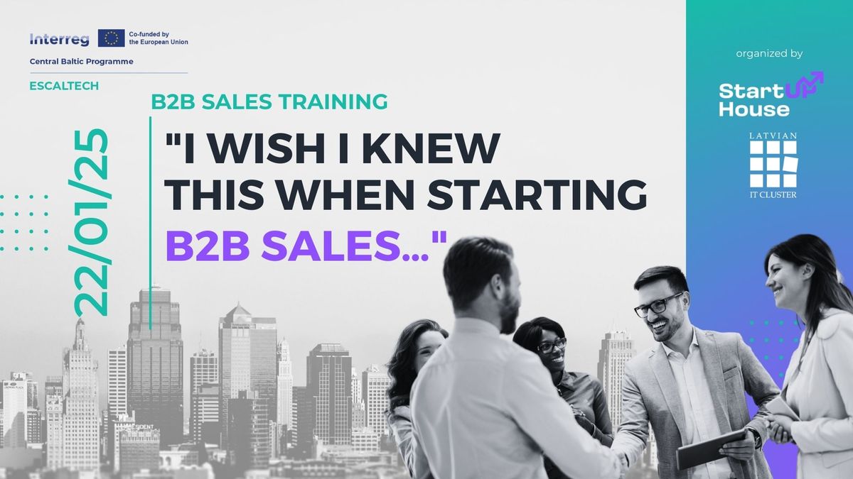 B2B Sales Training: \u201cI Wish I Knew This When Starting B2B Sales\u2026\u201d + Paid Mentorship!