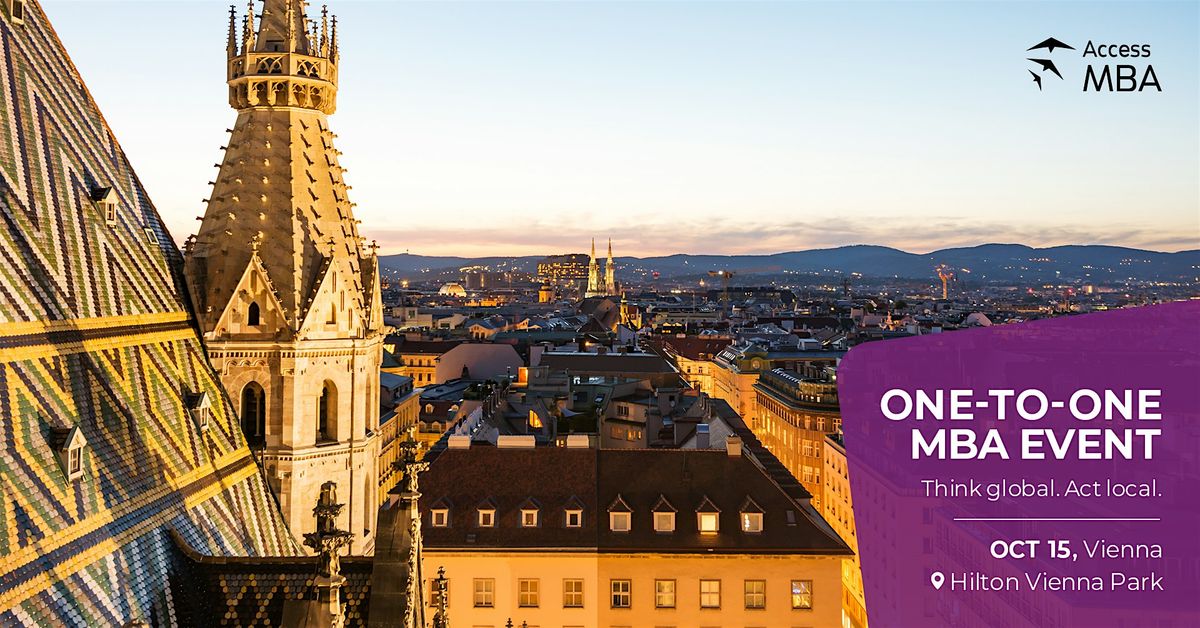 Discover One-to-One MBA Opportunities in Vienna on October 15