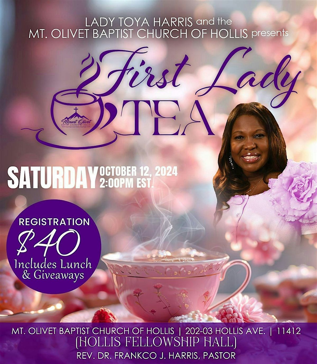 First Lady Tea Mt. Olivet Baptist Church of Hollis