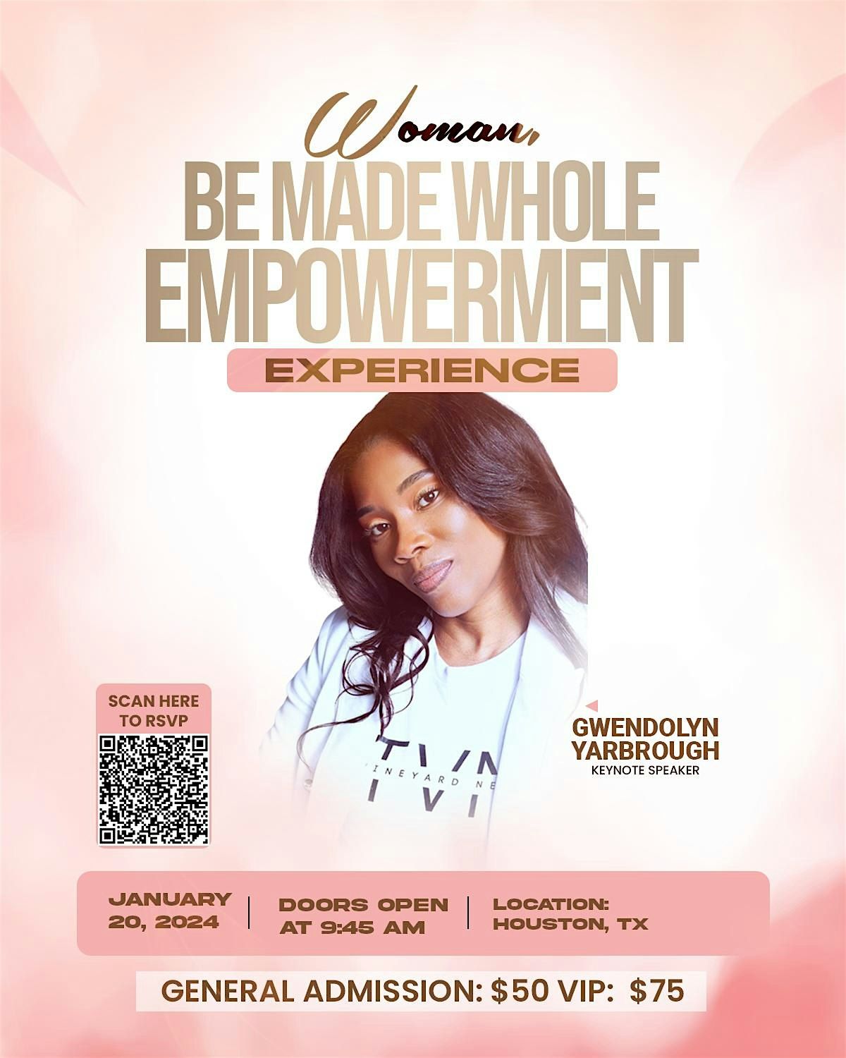 Be Made Whole Empowerment Experience