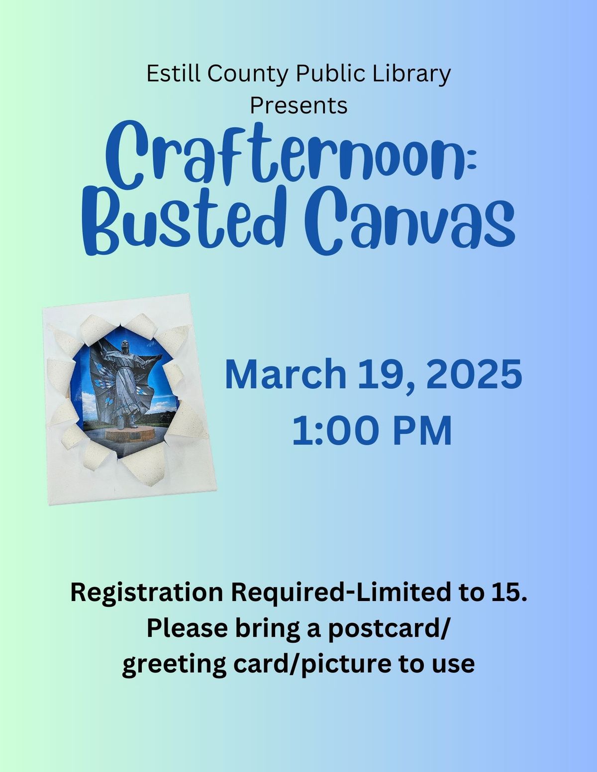 Crafternoon: Busted Canvas