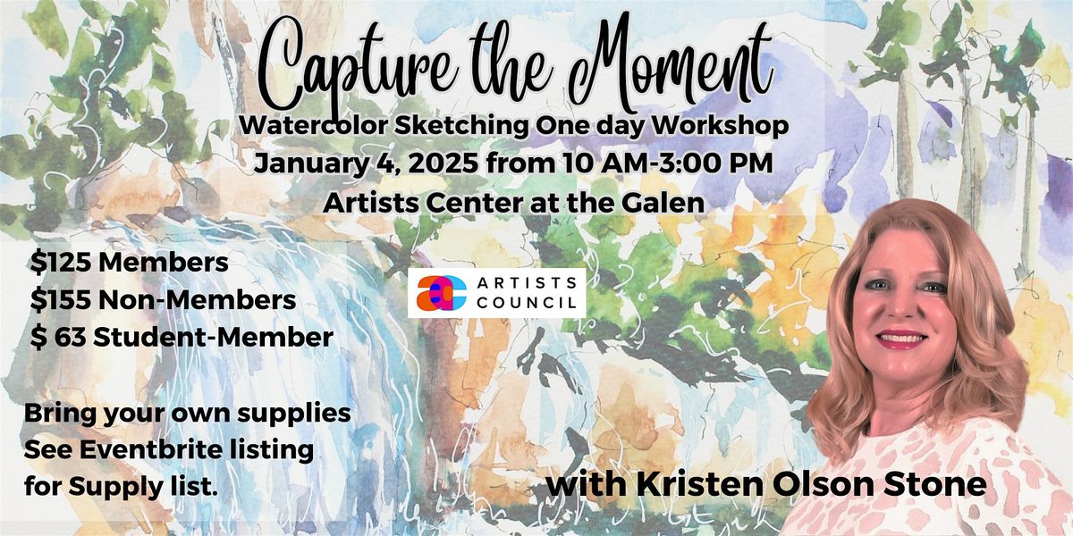 Capture the Moment: Watercolor Sketching with Kristen Olson Stone