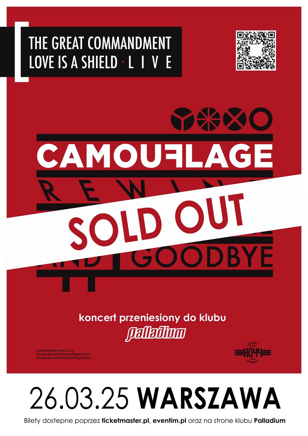 SOLD-OUT!_Camouflage_26.03.2025 (zmiana lokalizacji! Palladium, Warszawa)