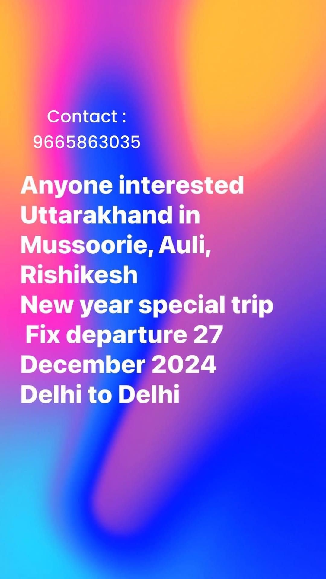 Uttarakhand New Year Special Trip