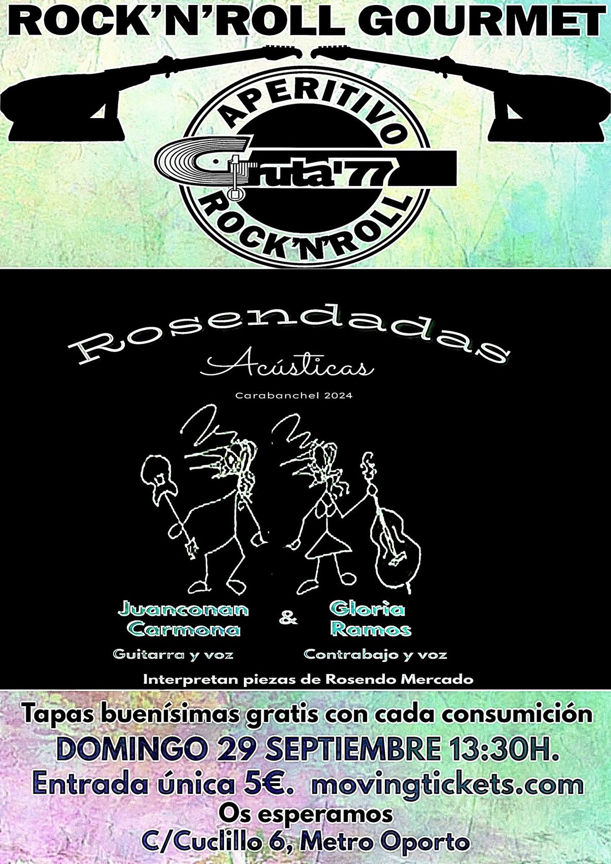 Aperitivo Rock & Roll con Rosendadas (Ac\u00fasticas)