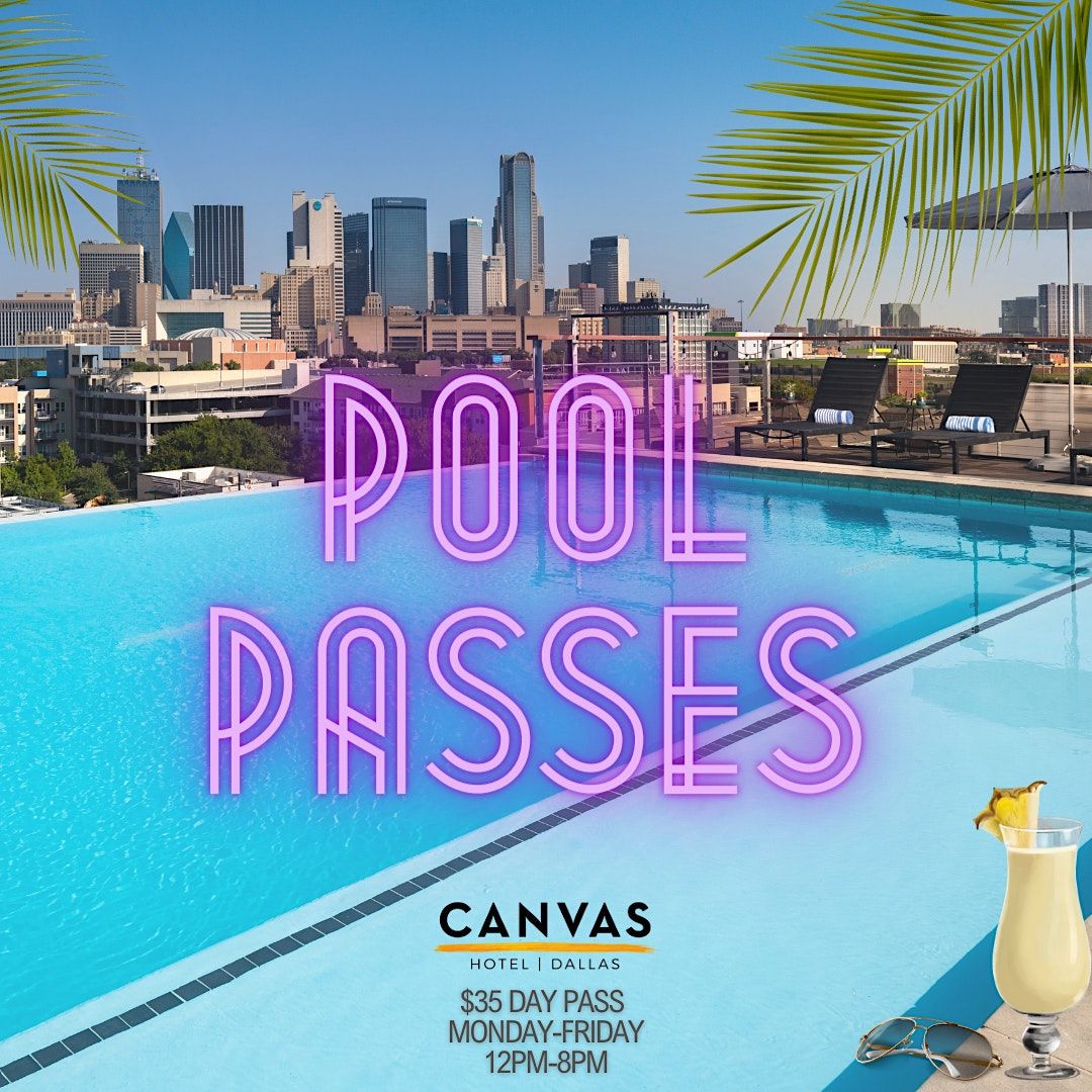 Rooftop Pool Day Passes at CANVAS Hotel Dallas