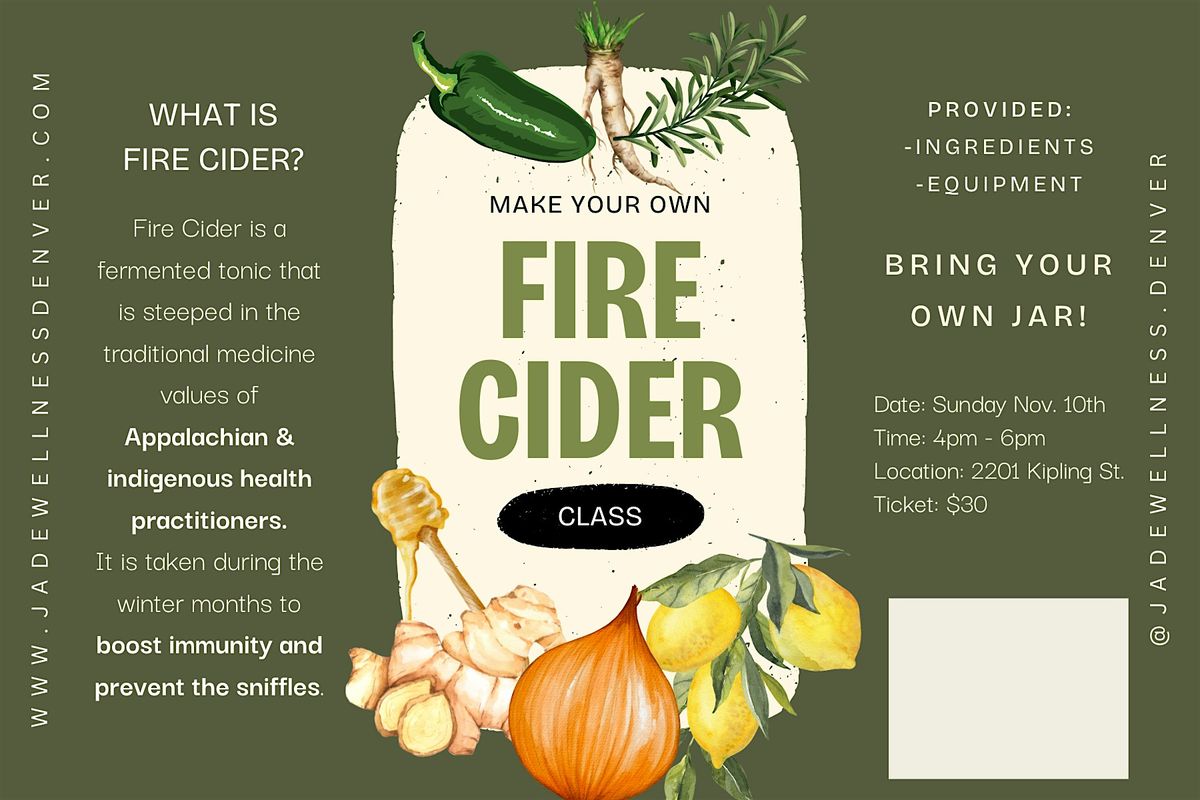 Fire Cider Making Class