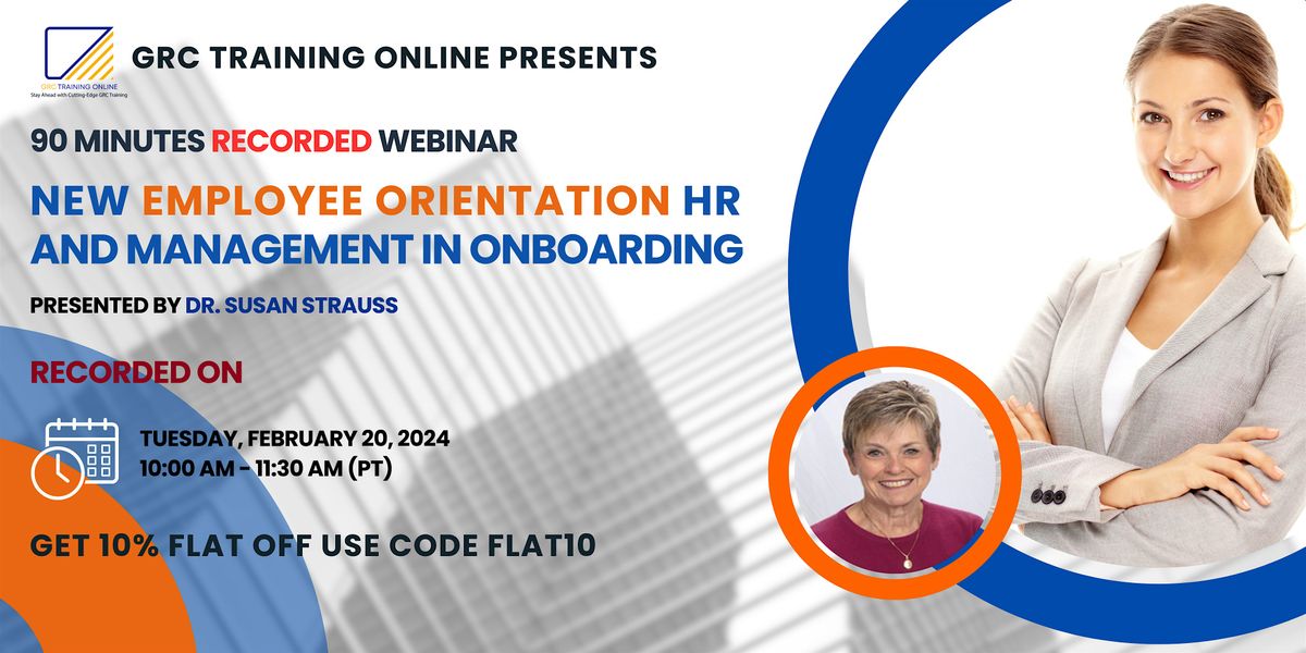 Recording-New Employee Orientation HR & Management Challenges in Onboarding