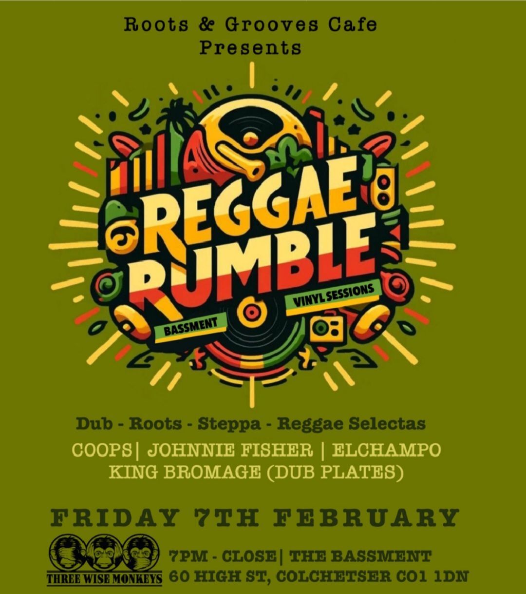 Reggae Rumble \u2b50\ufe0f Bassment Vinyl Session @ TWM Colchester