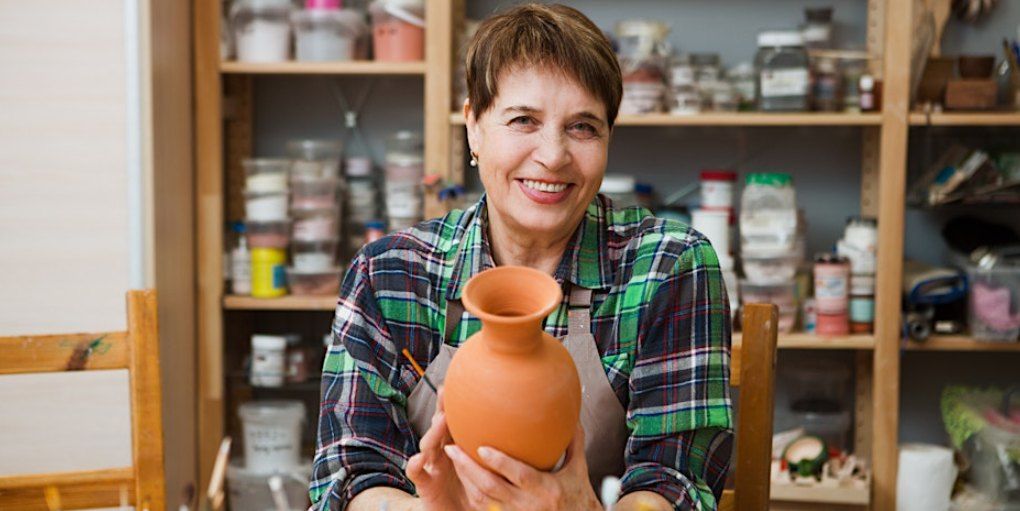 Free for Seniors: Pottery Painting Class