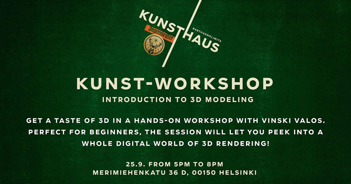 Kunst-Workshop: Introduction to 3D modeling