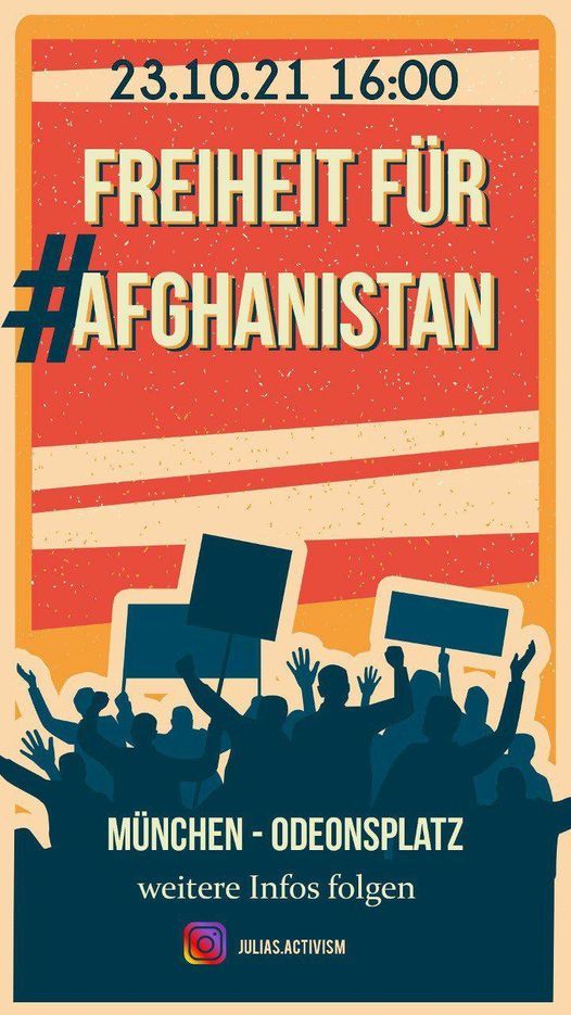 DEMO: FREIHEIT F\u00dcR #AFGHANISTAN