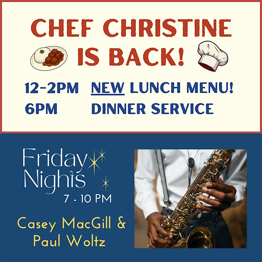 Fridays at The Club w\/ Musical Guests Casey MacGill & Paul Woltz