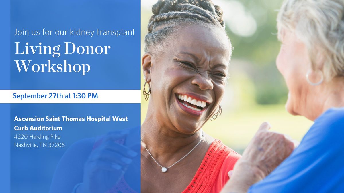 September Living Donor Workshop