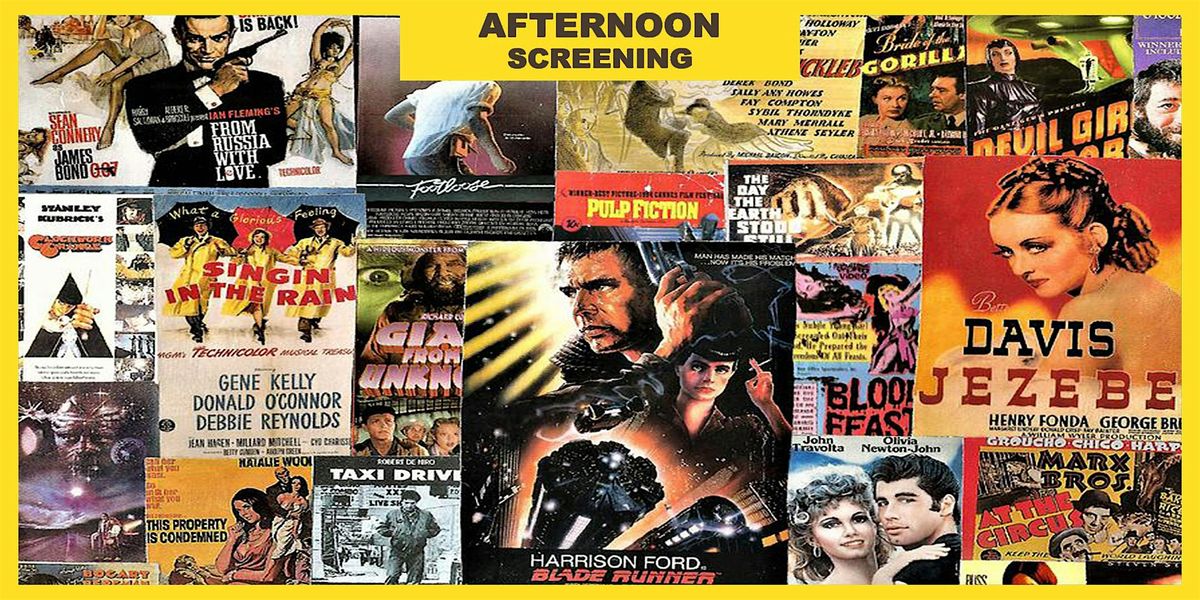 CINEMA AFTERNOON - November (Penwortham Community Cinema)