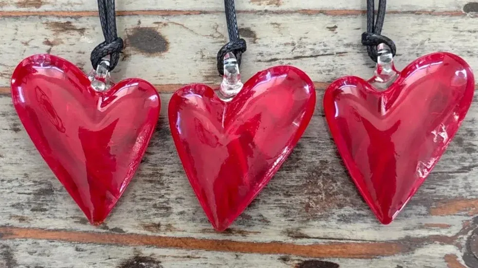 Glass Blowing Class-Heart Pendant