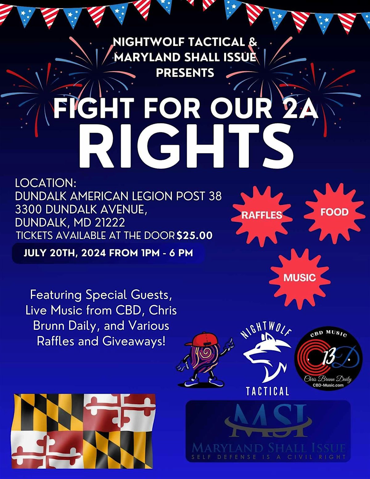 Nightwolf Tactical\u2019s 2nd Annual Fight For Our 2A Rights Fundraiser