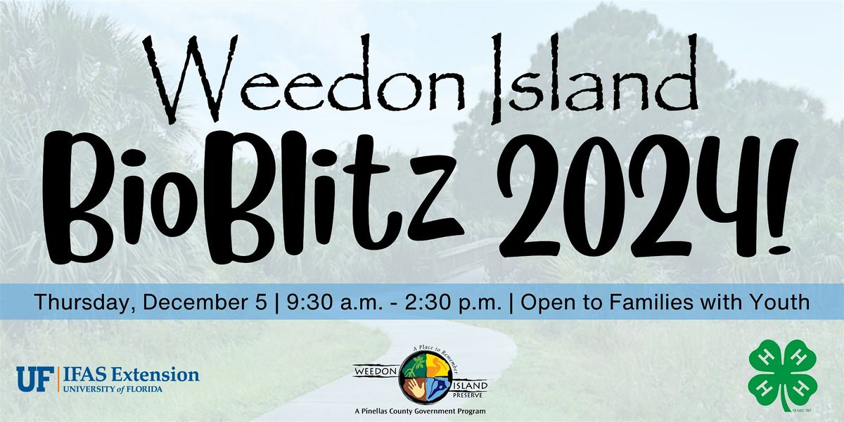 Weedon Island BioBlitz 2024!