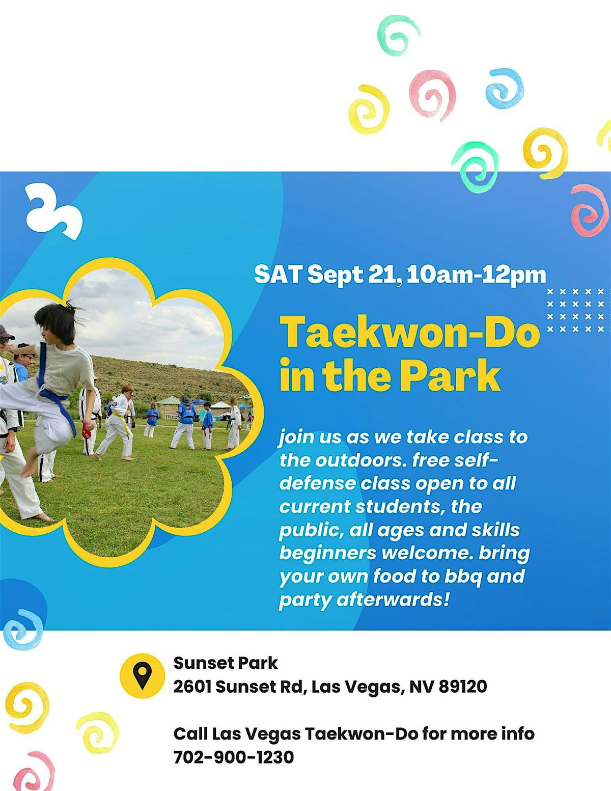 Taekwon-Do in the Park (Free Self-Defense Class)