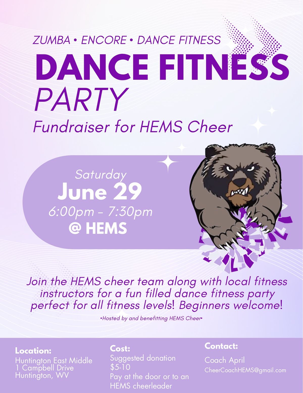 Dance Fitness Party-Fundraiser