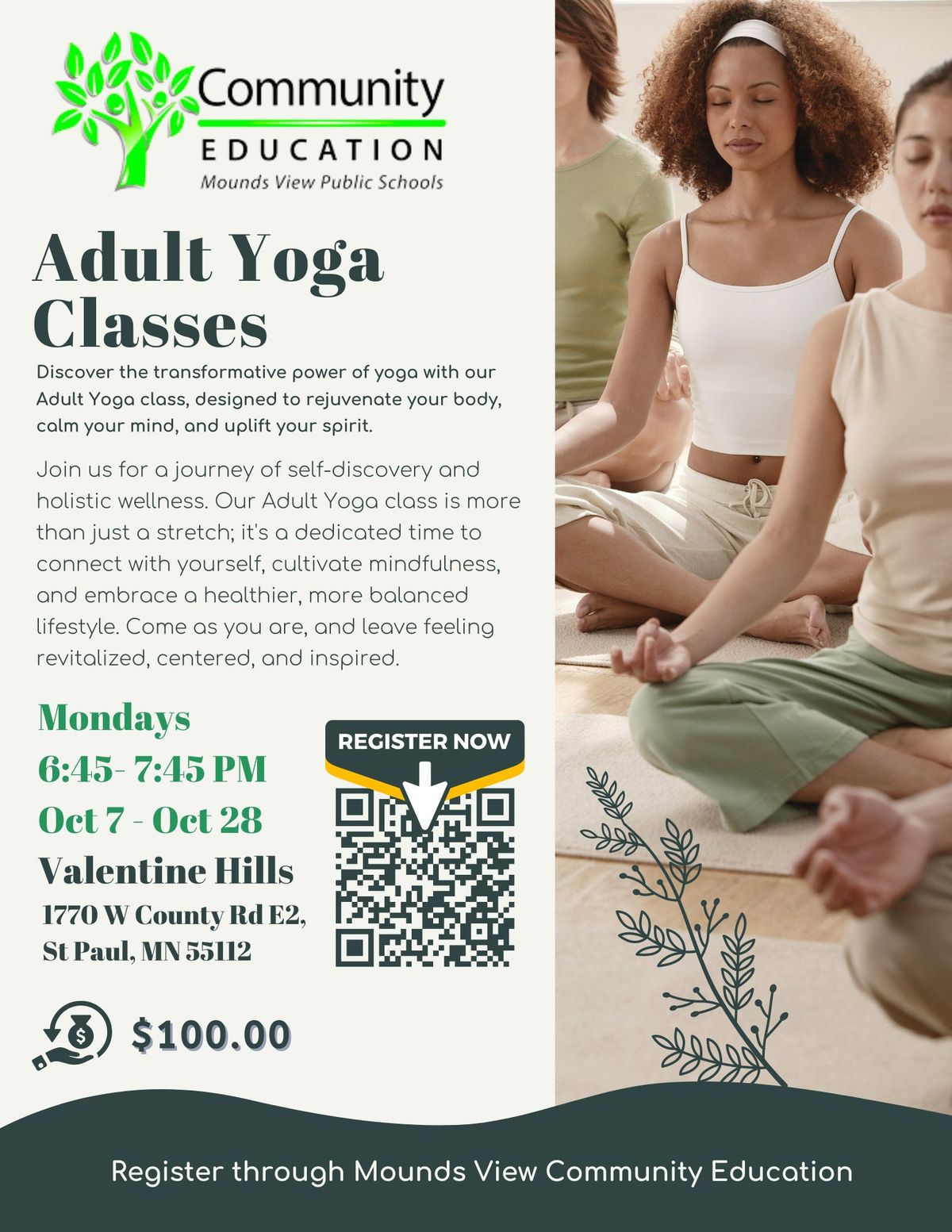 Adult Yoga Classes