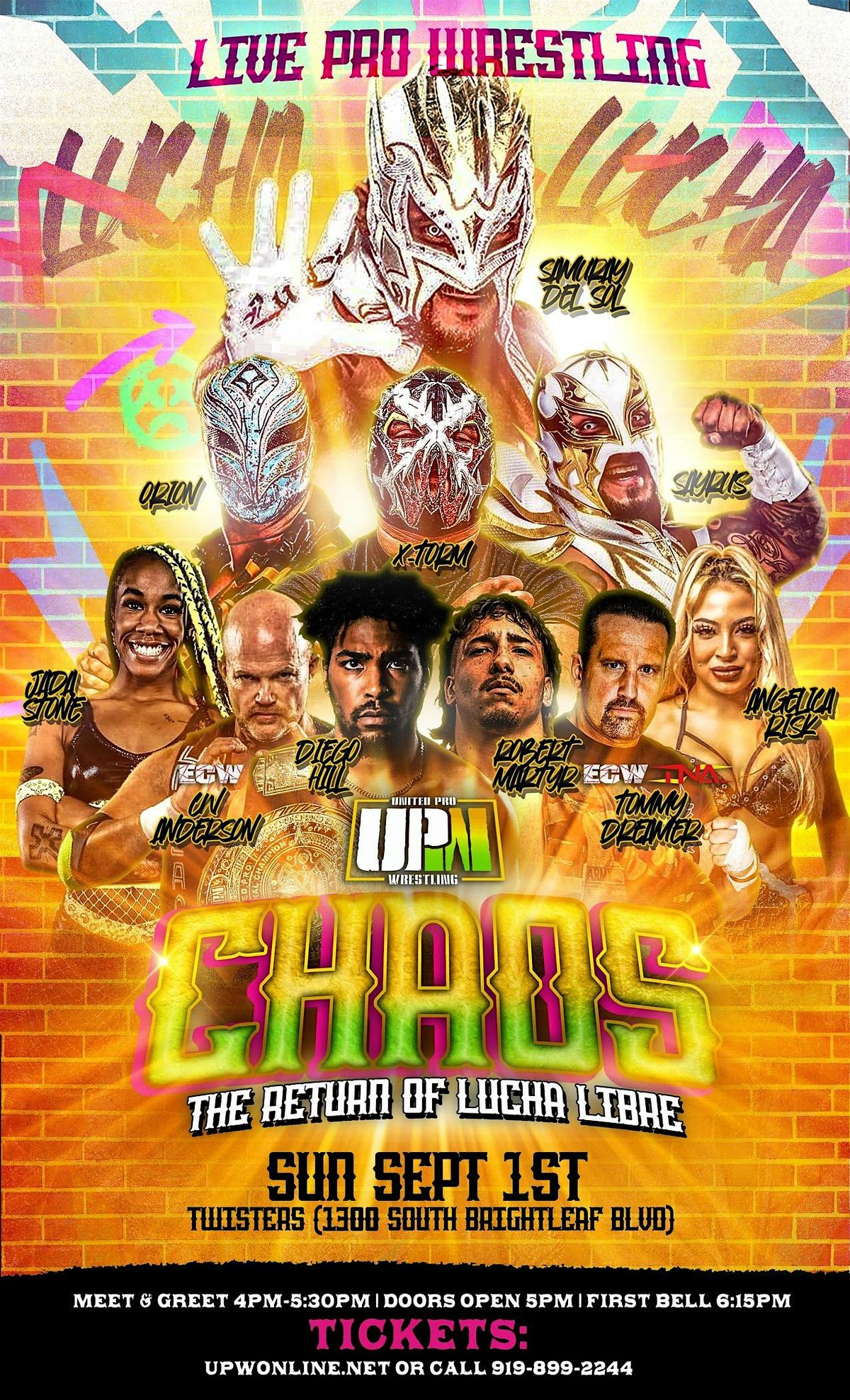 Chaos | The Return of Lucha Libre w\/ Former WWE stars