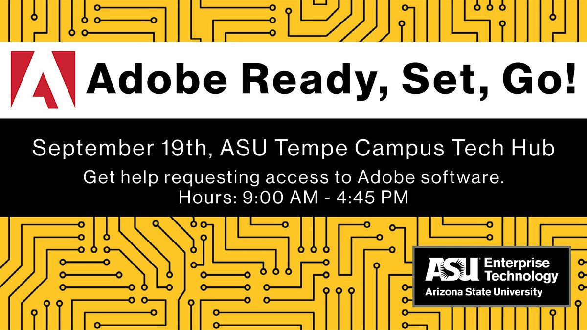 Adobe Ready, Set, Go. [Ready] Provisioning Support (In Person) Tempe