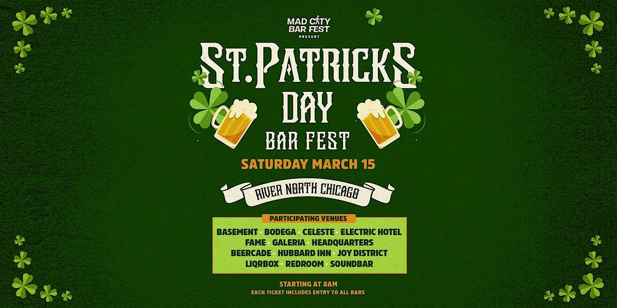 St. Paddy's Day River North Bar Crawl